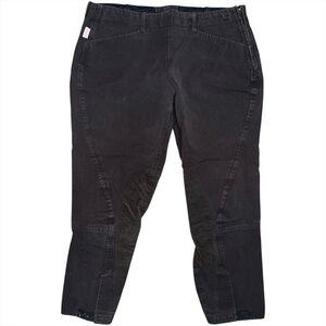 Tailored Sportsman 1965 Breeches 32 R Brown Side Zip Knee Patch USA Riding Pants